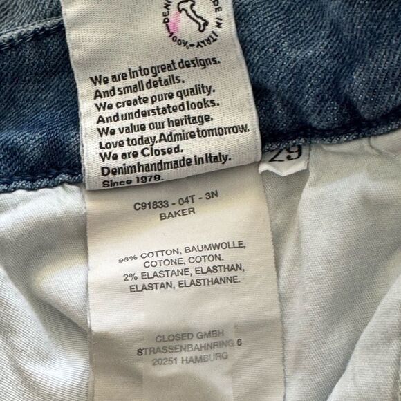 CLOSED BAKER sz 29 EUC - Picture 5 of 12